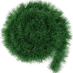 50 Feet Green Christmas Garland Decoration, Xmas Artificial Vine Soft Greenery Chunky Pine Garlands for Christmas Indoor Outdoor Decorations