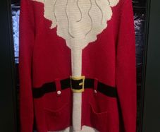 Funky Christmas Santa Jumper Size L