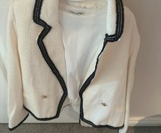 River island girls off white suit