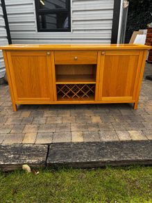 Reduced to sell side board with matching wall mirror