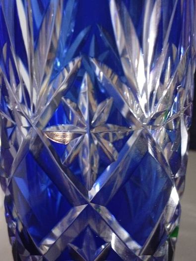 Luxury Japanese Edo Kiriko Bud Vase