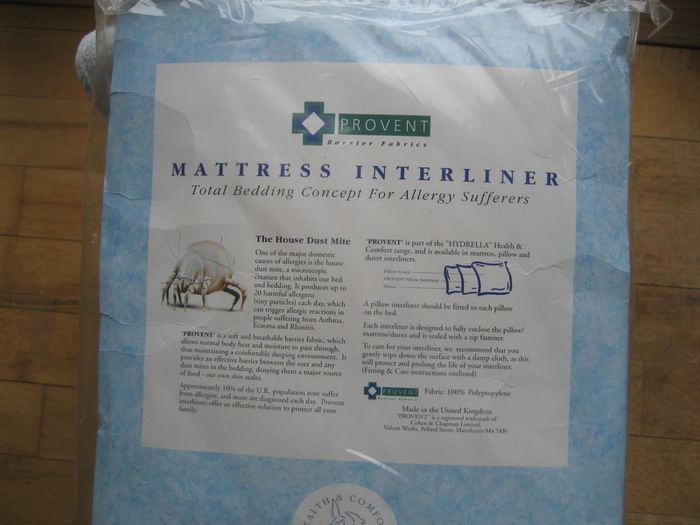 Provent Anti Allergenic Mattress Interliner