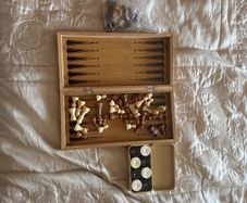 Chess and checkers set
