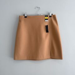 New Dunnes Stores Camel A-Line Mini Skirt