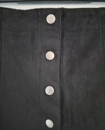 Black Velvet Skirt