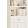 5-Tier Bookcase with Doors and Cabinet, Bookshelf Floor Standing Display Storage Shelf, Tall Bookcase with drawers for Home, Office, Living Room Image 2