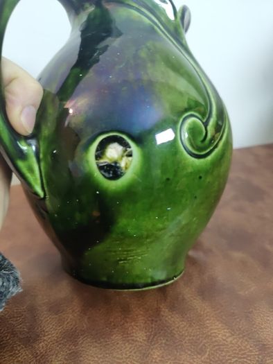 Vintage Green Pitcher Jug