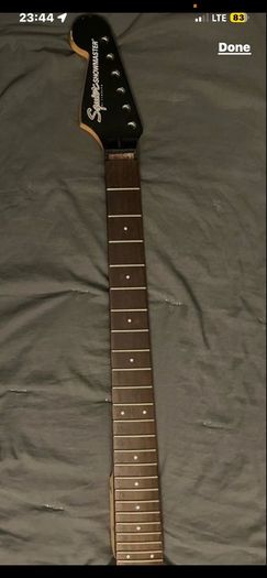 Fender Squier Showmaster neck 24 frets made in Indonesia 2002 electric guitar parts accessories