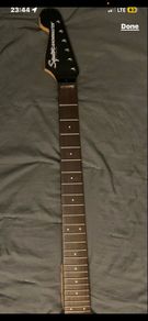 Fender Squier Showmaster neck 24 frets made in Indonesia 2002 electric guitar parts accessories