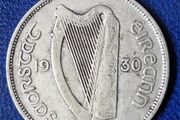Ireland 1930 Silver Half Crown coin