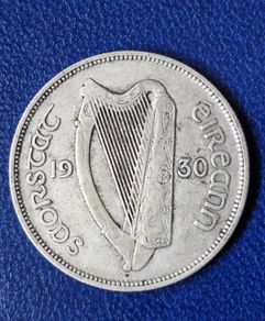 Ireland 1930 Silver Half Crown coin