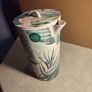 Polynesia Bamboo Water Juice Jug Pitcher AND LID. Image 9