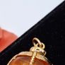 YSL amber coloured glass pendant Image 7