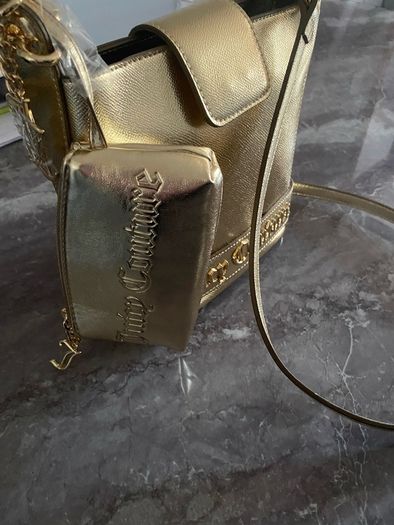 Juicy Couture gold handbag