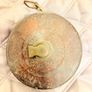 Antique 1940 Abbey England Leather Tape Measure Genuine Vintage Image 4