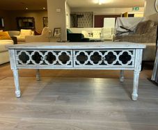 Mirrored Table with Drawers