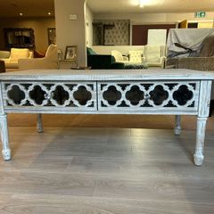 Mirrored Table with Drawers