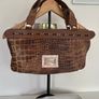 Vintage Crocodile-Print Leather PINKO Love Bag Image 5