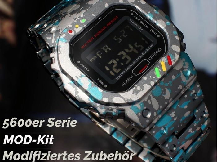 Alloy Watch Band and Watch Case for Casio G-shock DW-5600