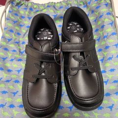 Toezone boys leather shoes with bag
