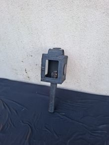 Antique carriage lamp postage possible