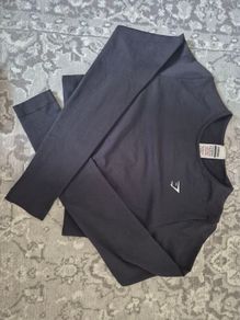Black Gymshark Long Sleeve Top