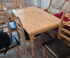 Dinning table with 6 chairs