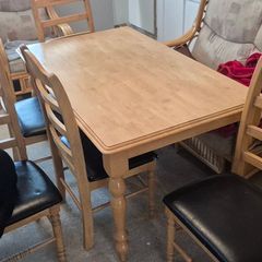 Dinning table with 6 chairs