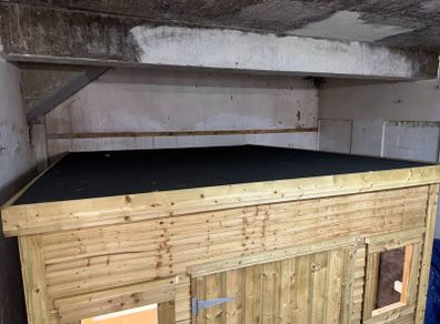 Wooden Garden Shed 3x3.5x2.3 meters