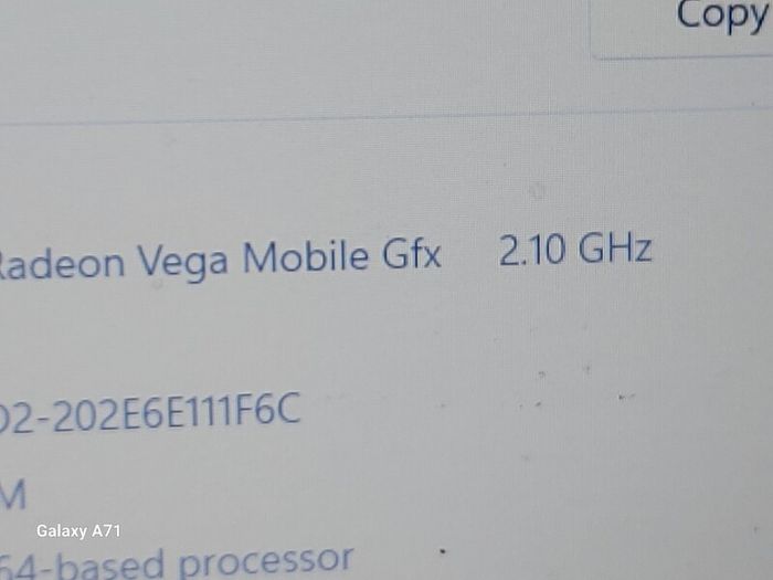 Lenovo V155-15API, AMD Ryzen 5 3500U with Radeon Vegan Mobile Gfx, 2.1GHz, 8GB Ram,  256GN SSD, Windows 11, Microsoft Edge, Chrome and VLC