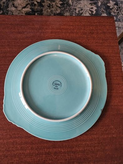 Art Deco Style Service Plates From Fiesta Range Ware Homer Laughlin China Co.