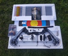 Archery Bow, Hobby hunter compound 20 to 70lbs +kit