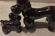Lovely Set OF 2 Poodles Dogs from Gorey