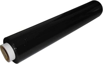 Multi Use Strong Pallet Wrap Cling Film | Tear Resistant | Water & Moisture Proof Pallet Stretch Shrink Wrap| High-Quality Easy to Use Pallet Wrap 400mm x 250m (Black, 1 Roll)