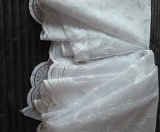 white net curtains
