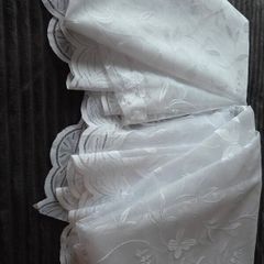 white net curtains