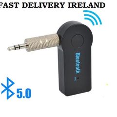 Car Wireless Bluetooth Speaker Audio Adapter Stereo Music Receiver 3.5mm