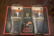 Guinness beer Official 2 Pint Glasses set