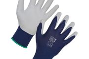 Gloves Supertouch Foam Navy/Grey XL 240 pairs