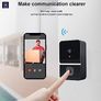 Video Doorbell Camera with Wireless Chime, Intercom HD Night Vision WiFi Rechargeable Security Door Bell Wireless with Camera,2-Way Audio,Cloud Storage,APP Control,Smart Camera for Apartment (FREE SHIPPING) Image 3