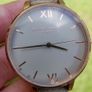 Olivia Burton Analogue Quartz Watch for Women with Grey Leather Strap Image 3