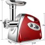 Electric Meat Mincer Grinder and Sausage Maker,Powerful 2800 Watt Copper Motor MULTIPLE COLOURS AVAILABLE (FREE POSTAGE) Image 5