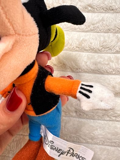 Disney Parks Store Goofy Plush Approx. 15 cm. opened mouth Used Please see photos
