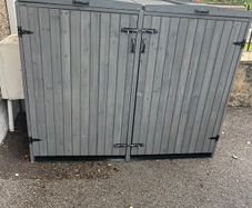 Wheelie bin storage