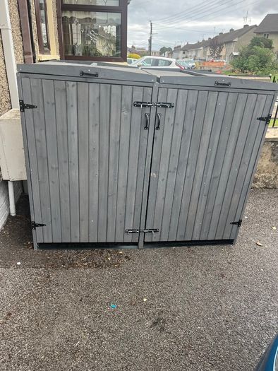 Wheelie bin storage