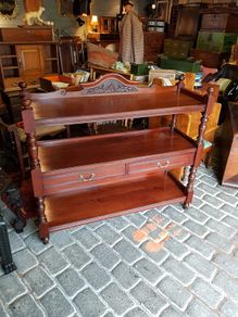 Antique mahogany dumbwaiter