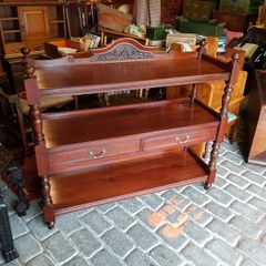 Antique mahogany dumbwaiter