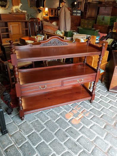 Antique mahogany dumbwaiter