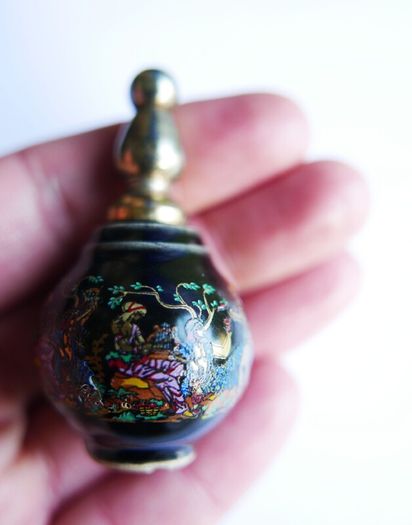 Vintage Miniature Pallini Greek Venus Perfume Bottle Handmade in Greece
