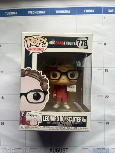 The Big Bang Theory Funko Pops - Sheldon, Leonard, Penny, Raj, Amy Stuart